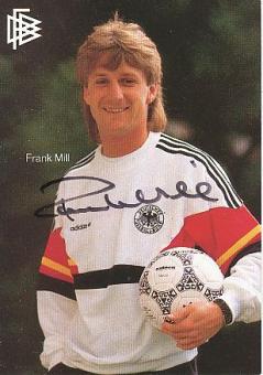 Frank Mill  DFB   WM 1986  Fußball Autogrammkarte original signiert 