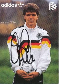 Andreas Möller  DFB   WM 1990  Fußball Autogrammkarte original signiert 