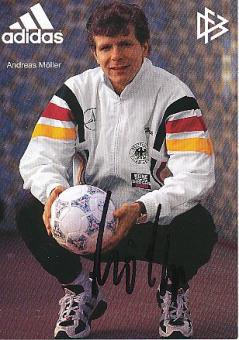 Andreas Möller  DFB   EM 1996  Fußball Autogrammkarte original signiert 