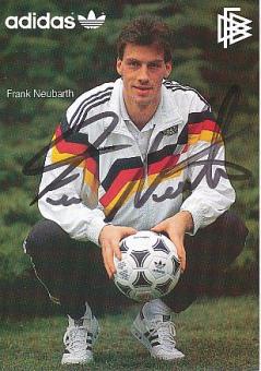 Frank Neubarth  DFB   WM 1988  Fußball Autogrammkarte original signiert 