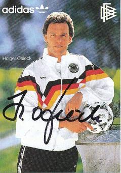 Holger Osieck  DFB   WM 1990  Fußball Autogrammkarte original signiert 