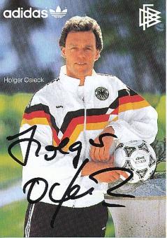 Holger Osieck  DFB   WM 1990  Fußball Autogrammkarte original signiert 