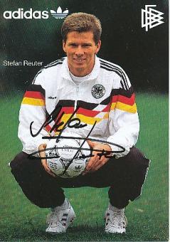 Stefan Reuter  DFB   WM 1990  Fußball Autogrammkarte original signiert 