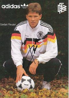 Stefan Reuter  DFB   EM 1988  Fußball Autogrammkarte original signiert 