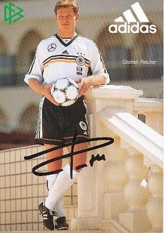 Stefan Reuter  DFB   WM 1998  Fußball Autogrammkarte original signiert 