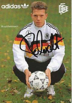 Knut Reinhardt  DFB  1991  Fußball Autogrammkarte original signiert 