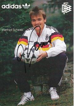 Manfred Schwabl  DFB  EM 1988  Fußball Autogrammkarte original signiert 