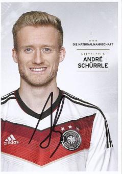 Andre Schürrle  DFB  WM 2014  Fußball Autogrammkarte original signiert 