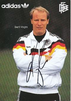 Berti Vogts  DFB  EM 1988   Fußball Autogrammkarte original signiert 