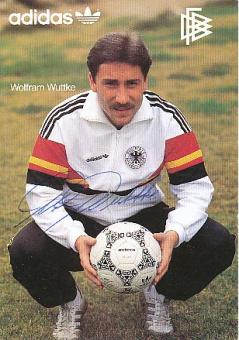 Wolfram Wuttke † 2015  DFB  WM 1986   Fußball Autogrammkarte original signiert 