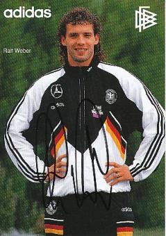 Ralf Weber  DFB  WM 1994   Fußball Autogrammkarte original signiert 