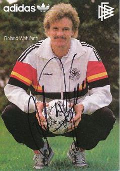 Roland Wohlfarth  DFB  WM 1986   Fußball Autogrammkarte original signiert 