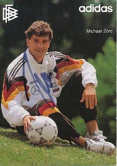 Michael Zorc  DFB  EM 1992   Fußball Autogrammkarte original signiert 