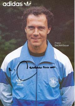 Franz Beckenbauer   DFB Weltmeister WM 1974  Fußball Autogrammkarte original signiert 