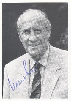 Helmut Schön † 1996  DFB Weltmeister WM 1974  Fußball Autogrammkarte Druck signiert 