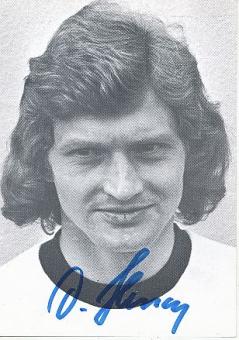 Dieter Herzog  DFB Weltmeister WM 1974  Fußball Autogrammkarte original signiert 