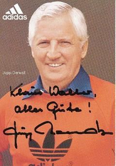 Jupp Derwall † 2007  DFB Weltmeister WM 1974  Fußball Autogrammkarte original signiert 