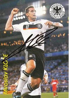 Miroslav Klose  DFB Weltmeister WM 2014  Fußball Autogrammkarte original signiert 