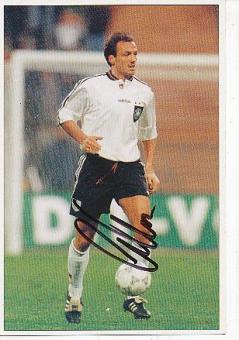 Jürgen Kohler  Panini  DFB Weltmeister WM 1990  Fußball Autogrammkarte original signiert 