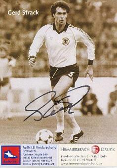 Gerd Strack † 2020  DFB  Fußball Autogrammkarte original signiert 