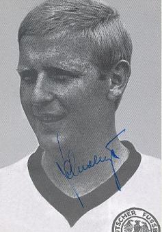 Karl Heinz Schnellinger   DFB  WM 1966  Fußball Autogrammkarte original signiert 