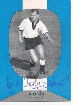 Gert "Charly" Dörfel   DFB  Fußball Autogrammkarte original signiert 