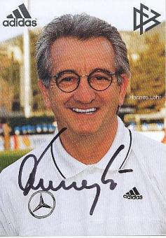 Hannes Löhr † 2016   DFB   Fußball Autogrammkarte original signiert 