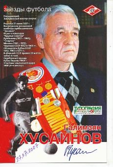 Galimzyan Chusainov † 2010 Rußland WM 1962  Fußball Autogrammkarte original signiert 