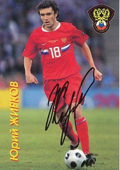 Yuri  Zhirkov   Rußland   Fußball Autogrammkarte original signiert 