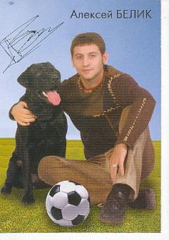 Oleksiy Byelik   Rußland   Fußball Autogrammkarte original signiert 