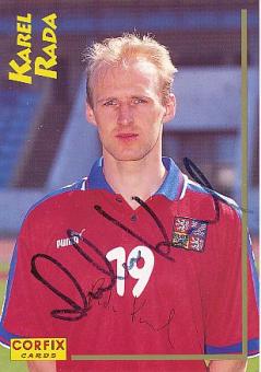 Karel Rada  Tschechien  Fußball Autogrammkarte original signiert 