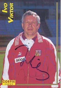 Ivo Viktor  Tschechien  Fußball Autogrammkarte original signiert 