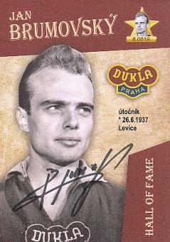 Jan Brumovsky   Dukla Prag  Fußball Autogrammkarte original signiert 