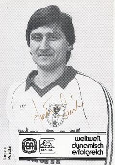 Laszlo Pusztai † 1987   SC Eisenstadt & Ungarn   Fußball Autogrammkarte original signiert 