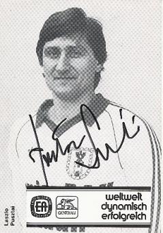 Laszlo Pusztai † 1987   SC Eisenstadt & Ungarn   Fußball Autogrammkarte original signiert 