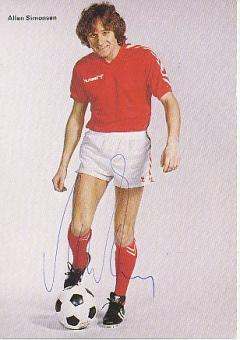 Allan Simonsen  Dänemark  Fußball Autogrammkarte original signiert 