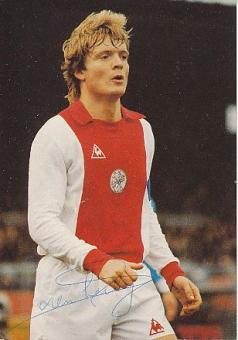 Sören Lerby  Ajax Amsterdam & Dänemark  Fußball Autogrammkarte original signiert 