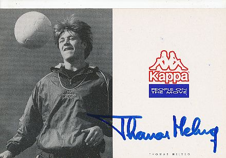 Thomas Helveg  Dänemark  Fußball Autogrammkarte original signiert 