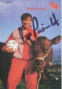 Sepp Piontek  Dänemark  Fußball Autogrammkarte original signiert 