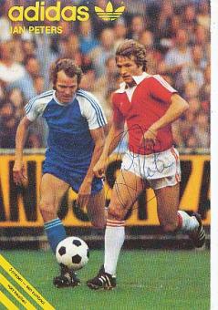 Jan Peters  Holland  Fußball Autogrammkarte original signiert 