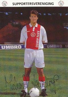 Michael Laudrup   Ajax Amsterdam  Fußball Autogrammkarte original signiert 