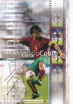 Fernando Couto  Portugal   Fußball Autogrammkarte original signiert 
