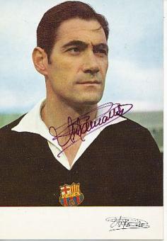 Antoni Ramallets † 2013  FC Barcelona   Fußball Autogrammkarte original signiert 