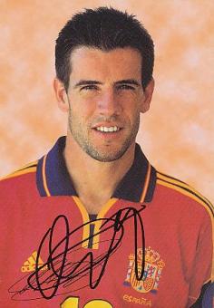 David Albelda  Spanien Fußball Autogrammkarte original signiert 