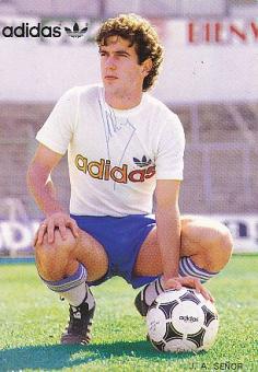 Juan Antonio Senor  Real Madrid  Fußball Autogrammkarte original signiert 