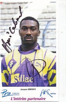 Jacques Songo’o  FC Metz  Fußball Autogrammkarte original signiert 