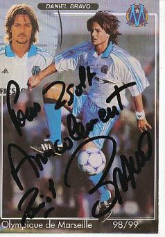 Daniel Bravo Olympique Marseille  Fußball Autogrammkarte original signiert 