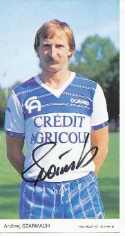 Andrzej Szarmach  AJ Auxerre   Fußball Autogrammkarte original signiert 
