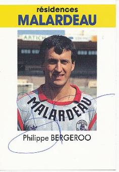 Philippe Bergeroo   FC Toulouse   Fußball Autogrammkarte original signiert 