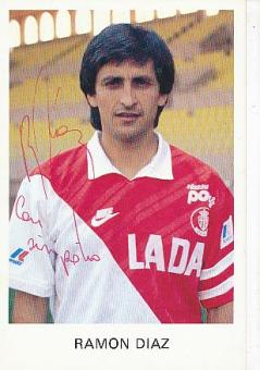 Ramon Diaz  AS Monaco  Fußball Autogrammkarte original signiert 